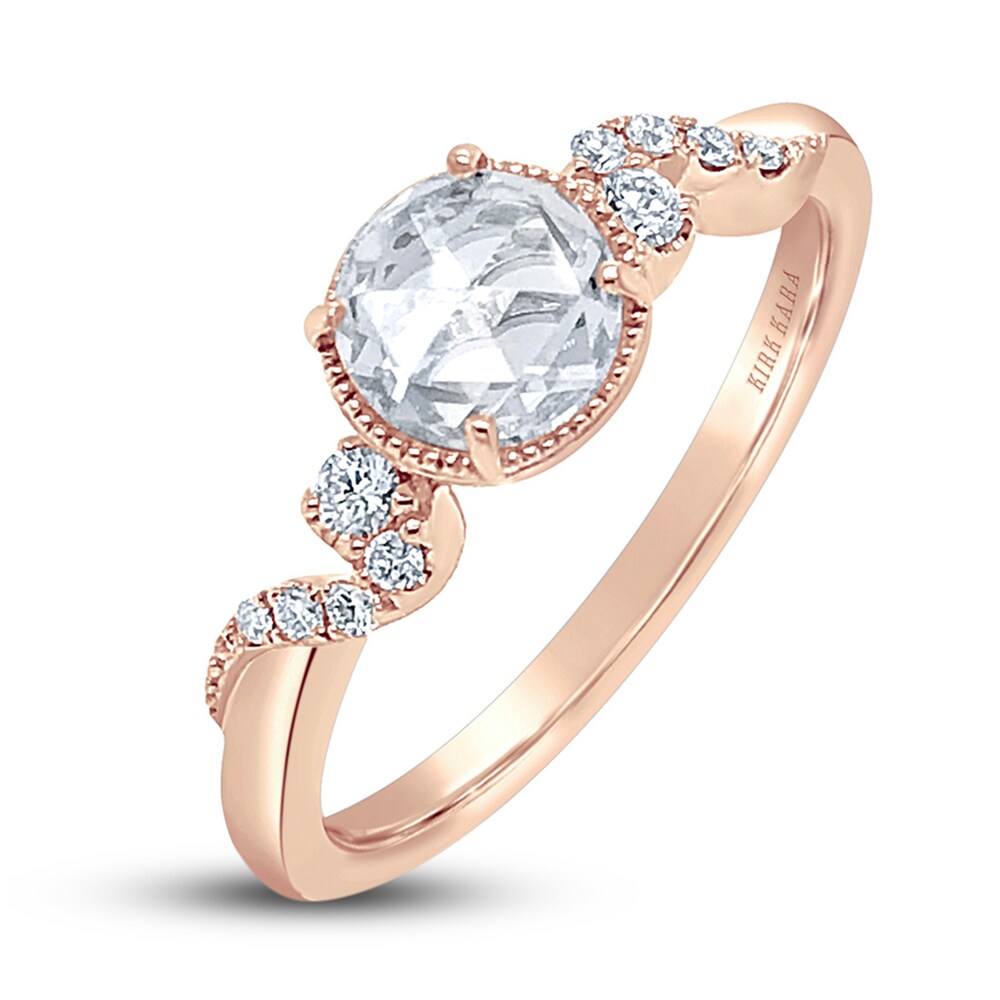 Kirk Kara Diamond Engagement Ring 1/2 ct tw Rose-cut 14K Rose Gold 6qJxMLzc Kirk Kara Diamond Engagement Ring 1/2 ct tw Rose-cut 14K Rose Gold 6qJxMLzc