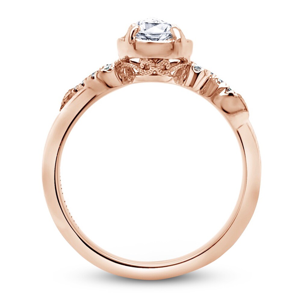 Kirk Kara Diamond Engagement Ring 1/2 ct tw Rose-cut 14K Rose Gold 6qJxMLzc Kirk Kara Diamond Engagement Ring 1/2 ct tw Rose-cut 14K Rose Gold 6qJxMLzc