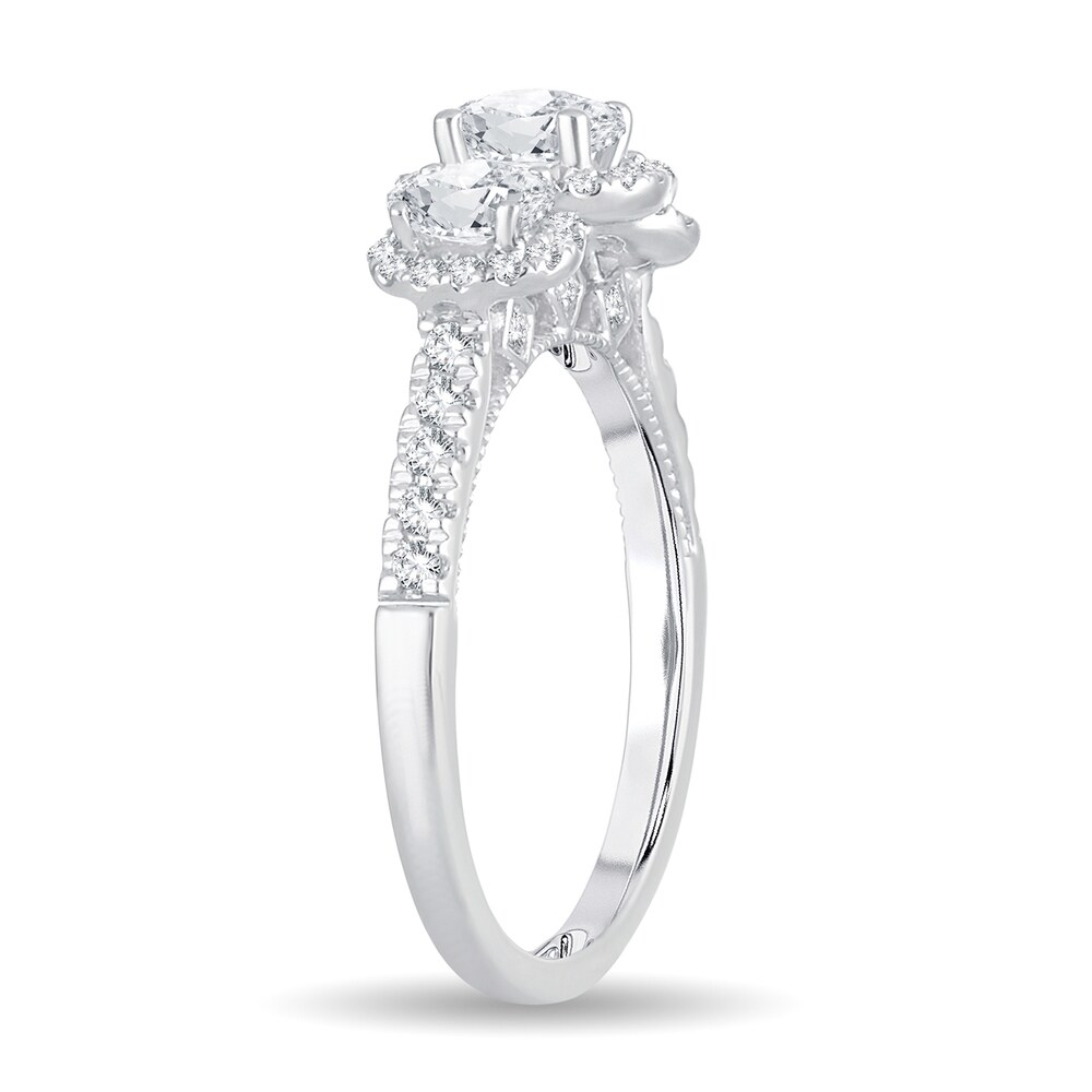 Diamond Ring 1 ct tw Oval 14K White Gold 6r91n5K2 Diamond Ring 1 ct tw Oval 14K White Gold 6r91n5K2