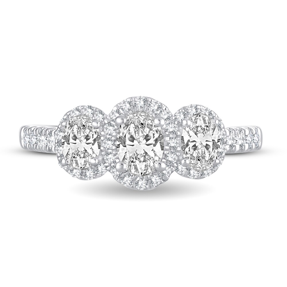 Diamond Ring 1 ct tw Oval 14K White Gold 6r91n5K2 Diamond Ring 1 ct tw Oval 14K White Gold 6r91n5K2