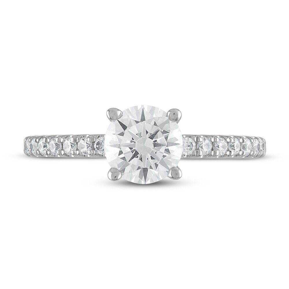 Diamond Engagement Ring 1-1/4 ct tw Round 14K White Gold 7Ngg4Syw Diamond Engagement Ring 1-1/4 ct tw Round 14K White Gold 7Ngg4Syw