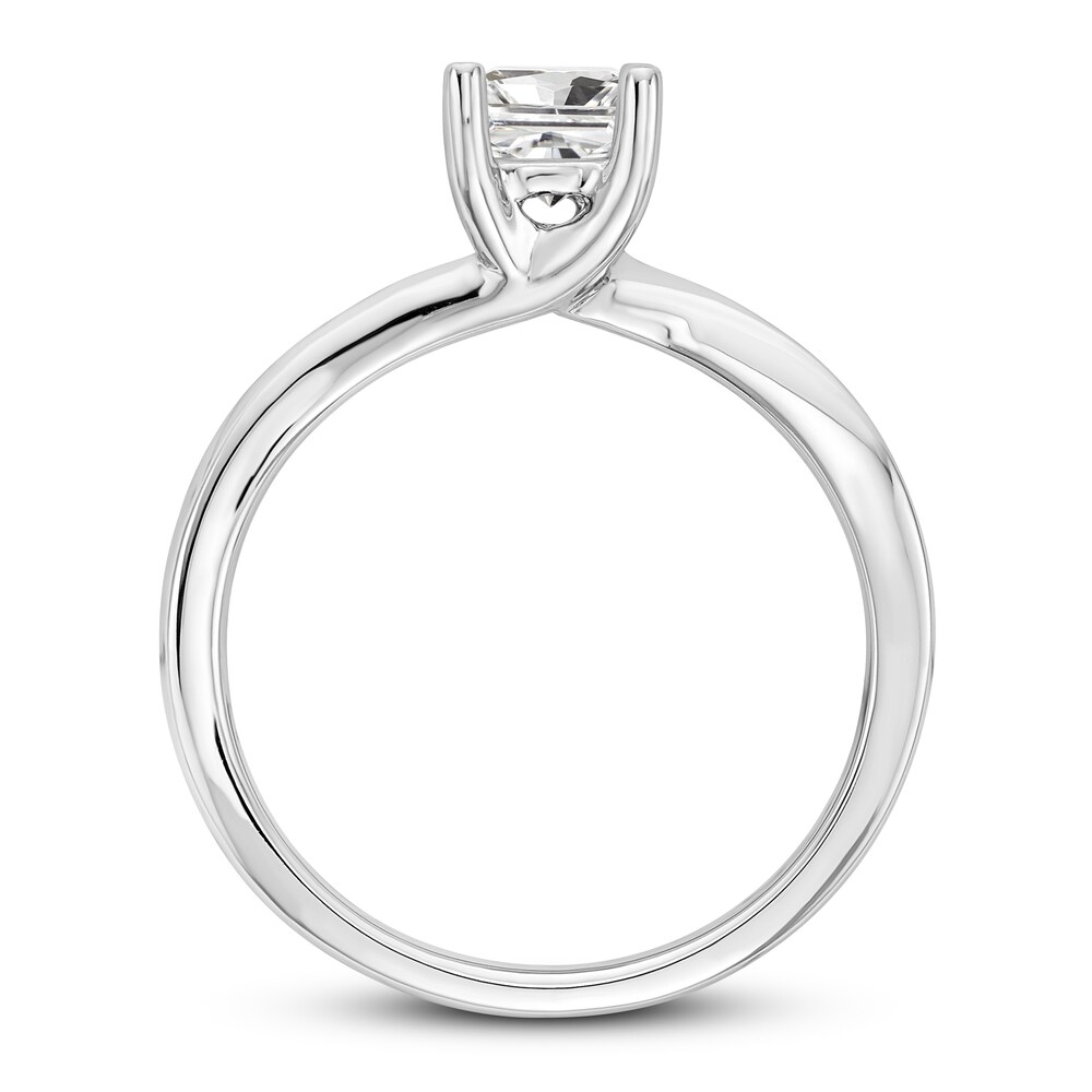 Diamond Solitaire Engagement Ring 1/2 ct tw Princess 14K White Gold (I1/I) 7UoYLA6F Diamond Solitaire Engagement Ring 1/2 ct tw Princess 14K White Gold (I1/I) 7UoYLA6F