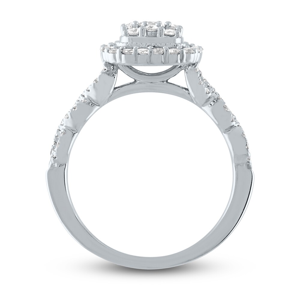 Diamond Ring 3/4 ct tw Round 14K White Gold 7paFzpnM Diamond Ring 3/4 ct tw Round 14K White Gold 7paFzpnM