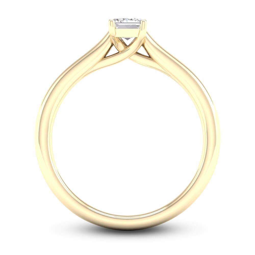 Diamond Solitaire Ring 1/2 ct tw Emerald-cut 14K Yellow Gold (SI2/I) 8EcdMRGK Diamond Solitaire Ring 1/2 ct tw Emerald-cut 14K Yellow Gold (SI2/I) 8EcdMRGK