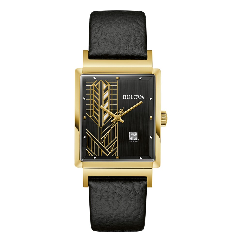 Bulova Frank Lloyd Wright Dana-Thomas House Men's Watch 97A176 8efJazsU