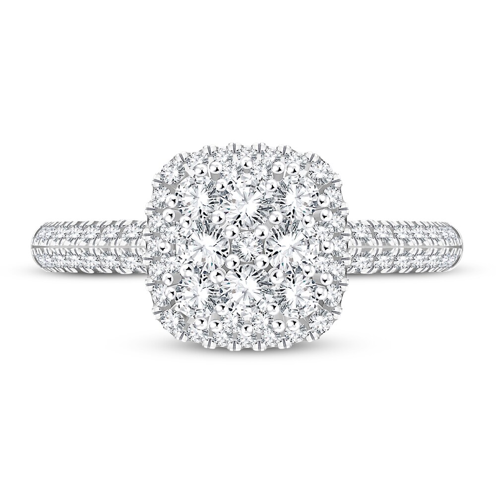 Diamond Ring 7/8 ct tw Round 14K White Gold 8i6ypd2B Diamond Ring 7/8 ct tw Round 14K White Gold 8i6ypd2B