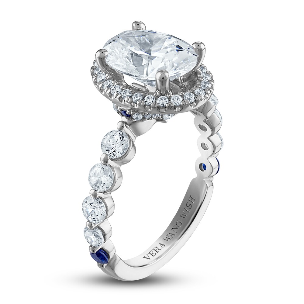 Vera Wang WISH Lab-Created Diamond Engagement Ring 3-1/2 ct tw Round/Oval 14K White Gold 95Fvgg5V Vera Wang WISH Lab-Created Diamond Engagement Ring 3-1/2 ct tw Round/Oval 14K White Gold 95Fvgg5V