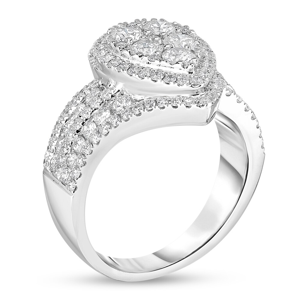 Diamond Ring 1-1/2 ct tw Round 14K White Gold 9rZKyEfA Diamond Ring 1-1/2 ct tw Round 14K White Gold 9rZKyEfA