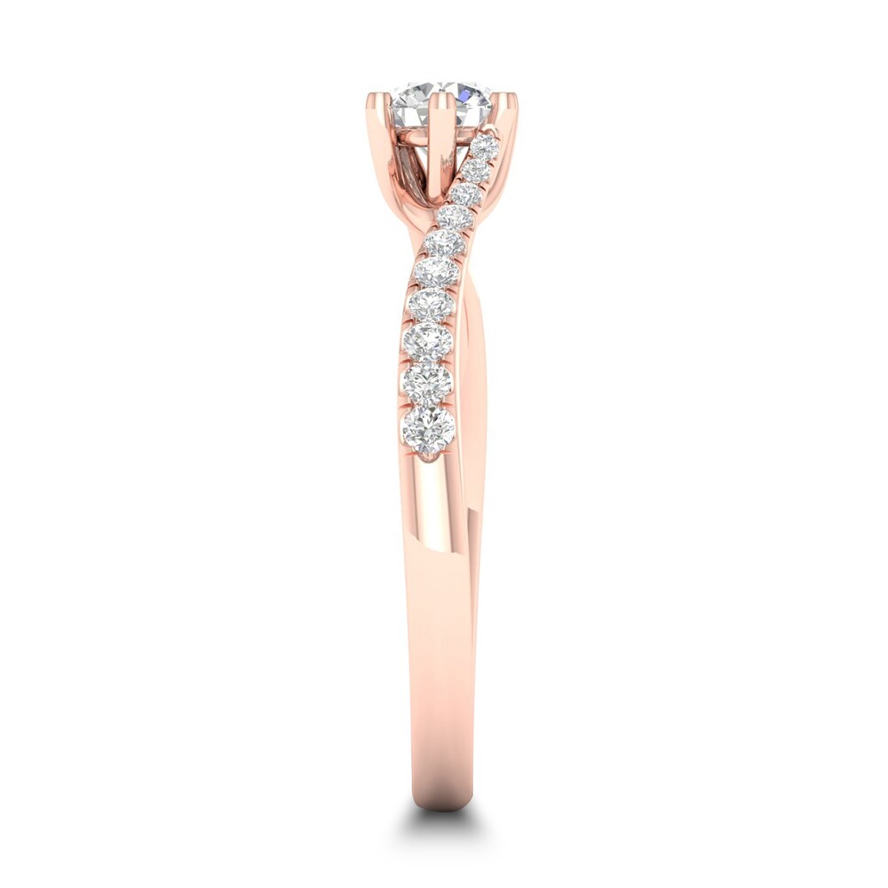 Diamond Ring 1/2 ct tw Round-cut 14K Rose Gold AQ1QcXkl Diamond Ring 1/2 ct tw Round-cut 14K Rose Gold AQ1QcXkl