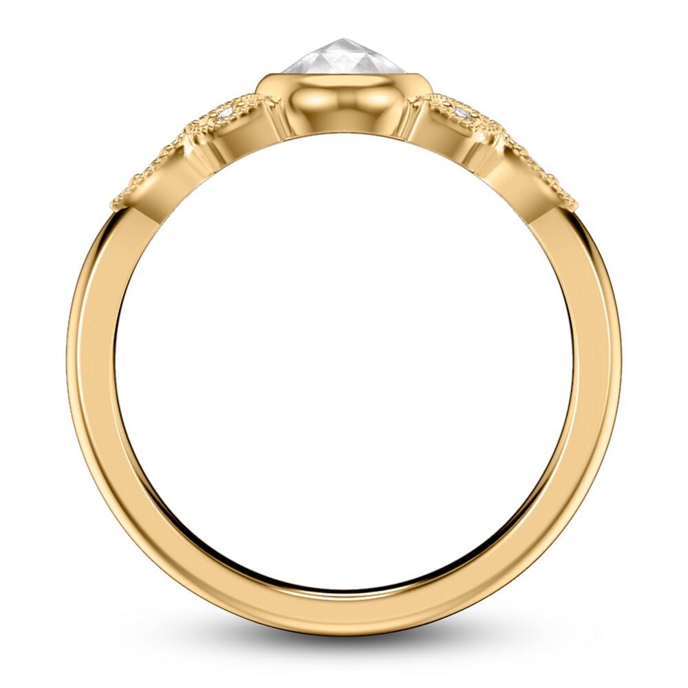 ArtCarved Rose-Cut Diamond Engagement Ring 1/2 ct tw 14K Yellow Gold ARLBISXj ArtCarved Rose-Cut Diamond Engagement Ring 1/2 ct tw 14K Yellow Gold ARLBISXj