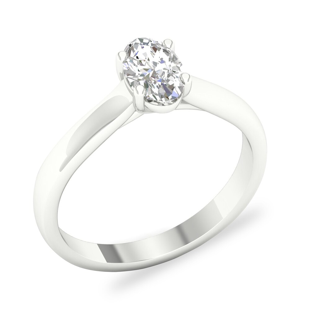 Diamond Solitaire Ring 3/4 ct tw Oval-cut Platinum (SI2/I) ASIBIhAk Diamond Solitaire Ring 3/4 ct tw Oval-cut Platinum (SI2/I) ASIBIhAk