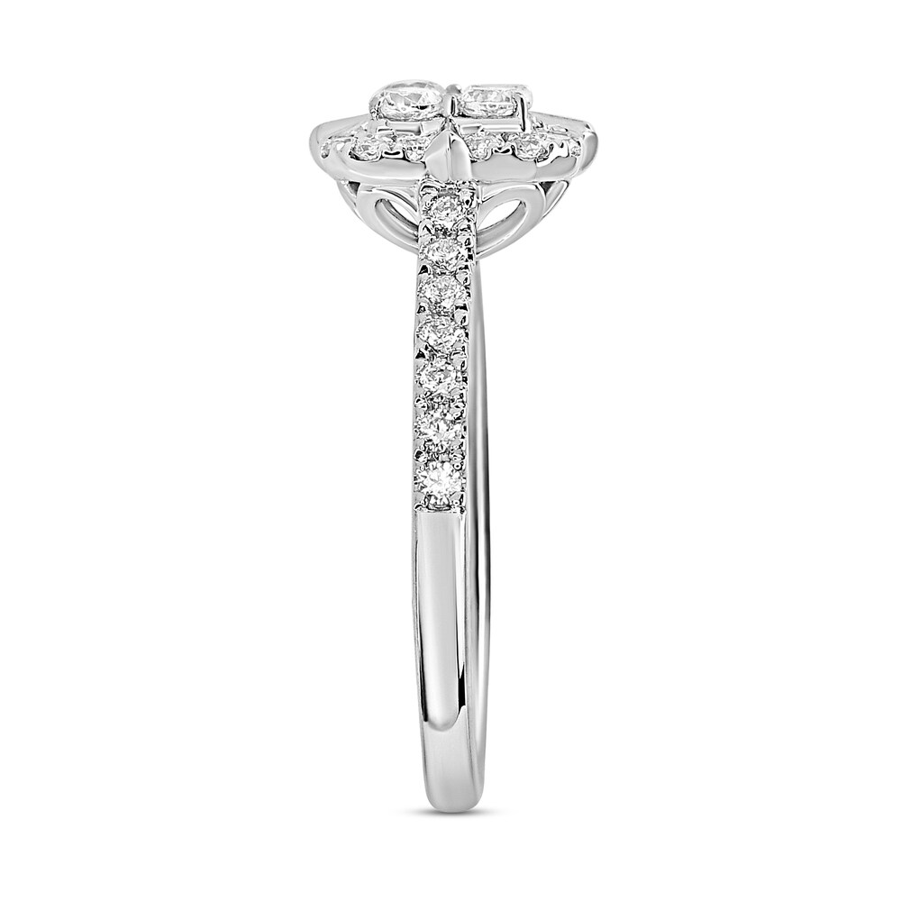 Diamond Engagement Ring 3/4 ct tw Round 14K White Gold ATz4EVq4 Diamond Engagement Ring 3/4 ct tw Round 14K White Gold ATz4EVq4