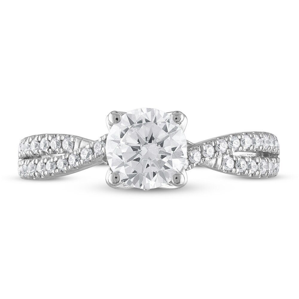 Vera Wang WISH Diamond Engagement Ring 1-1/5 ct tw Round Platinum AWDco6NP Vera Wang WISH Diamond Engagement Ring 1-1/5 ct tw Round Platinum AWDco6NP