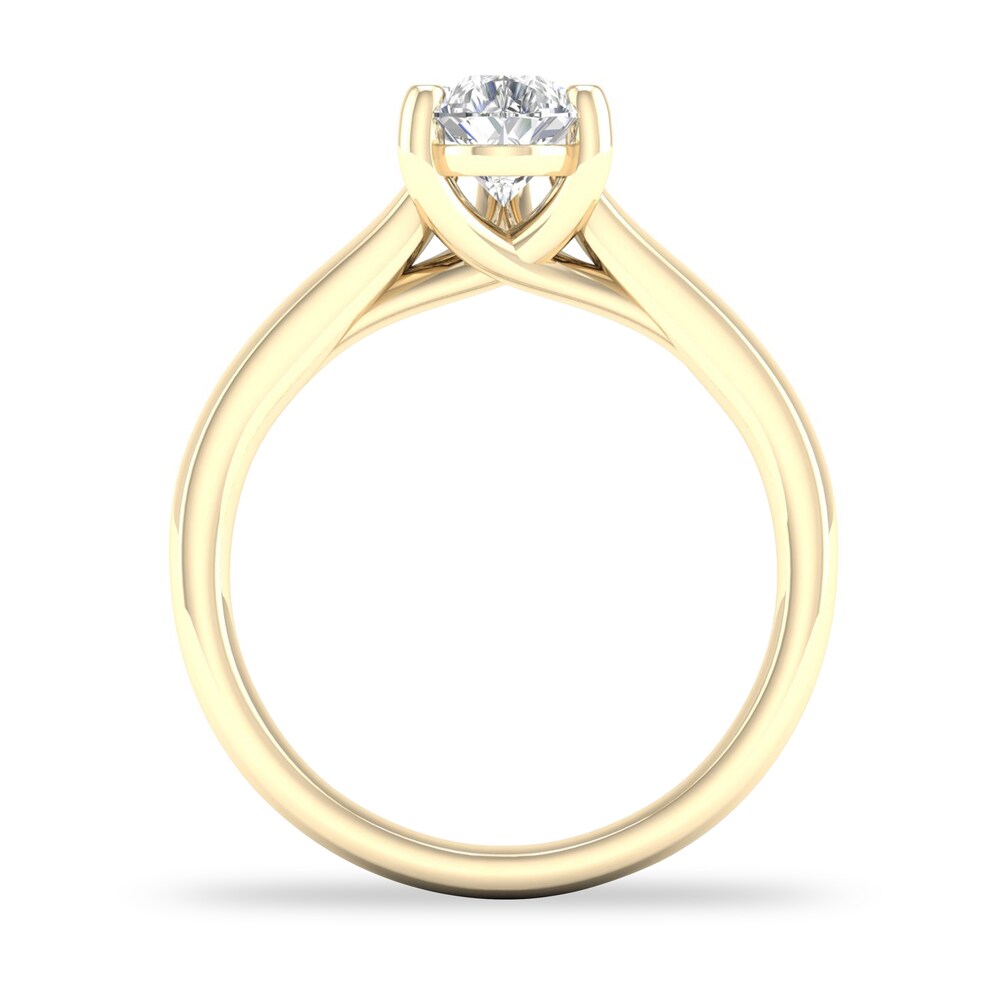 Diamond Solitaire Ring 1 ct tw Pear-shaped 14K Yellow Gold (SI2/I) AnOWxoAe Diamond Solitaire Ring 1 ct tw Pear-shaped 14K Yellow Gold (SI2/I) AnOWxoAe