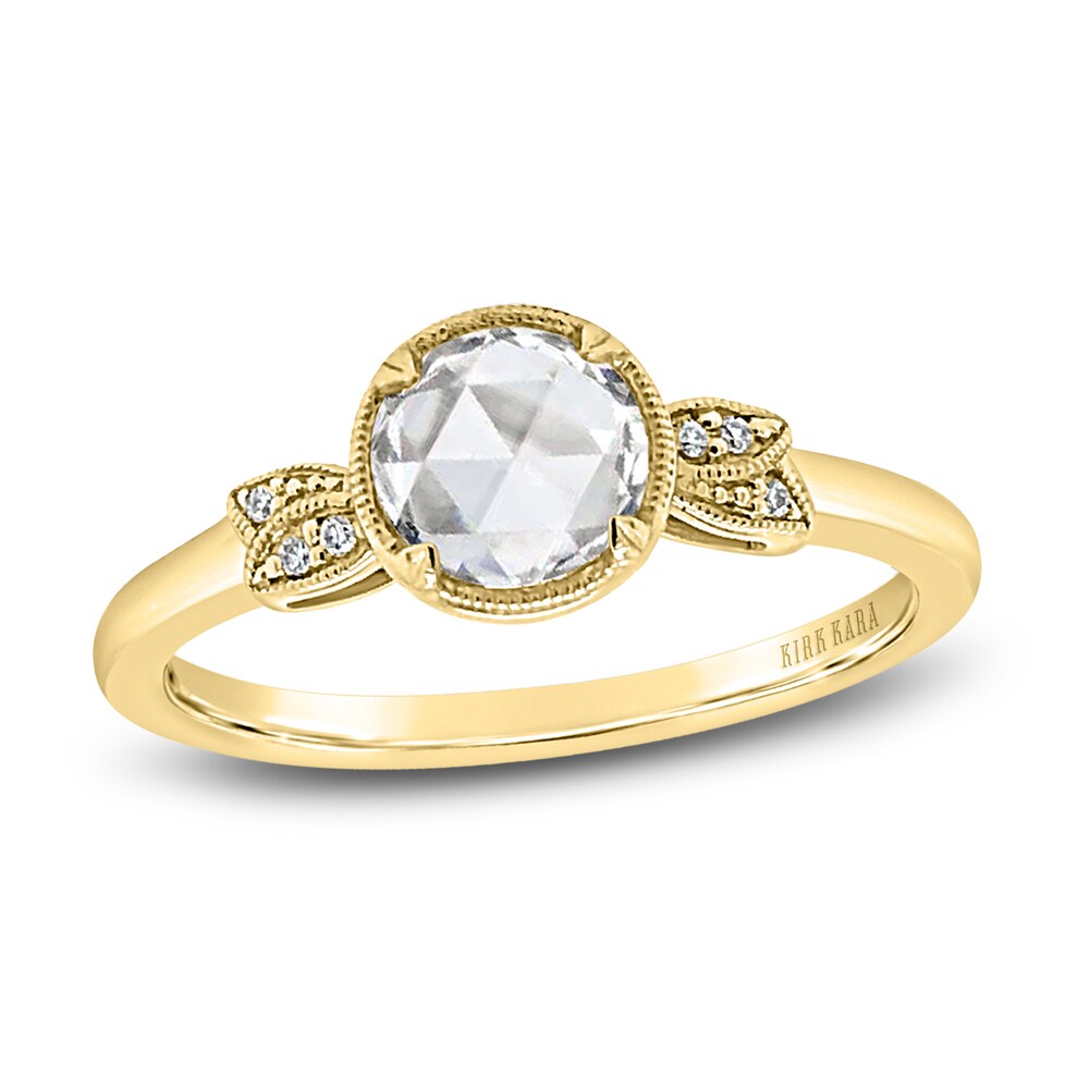 Kirk Kara Diamond Engagement Ring 1/2 ct tw Round 14K Yellow Gold AoLVimXr Kirk Kara Diamond Engagement Ring 1/2 ct tw Round 14K Yellow Gold AoLVimXr