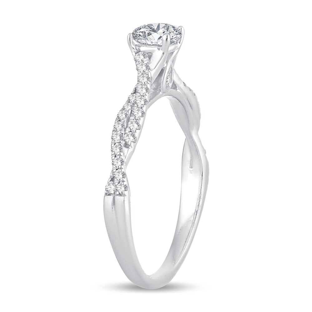 Diamond Ring 1/2 ct tw Oval 14K White Gold AonZqGOa Diamond Ring 1/2 ct tw Oval 14K White Gold AonZqGOa