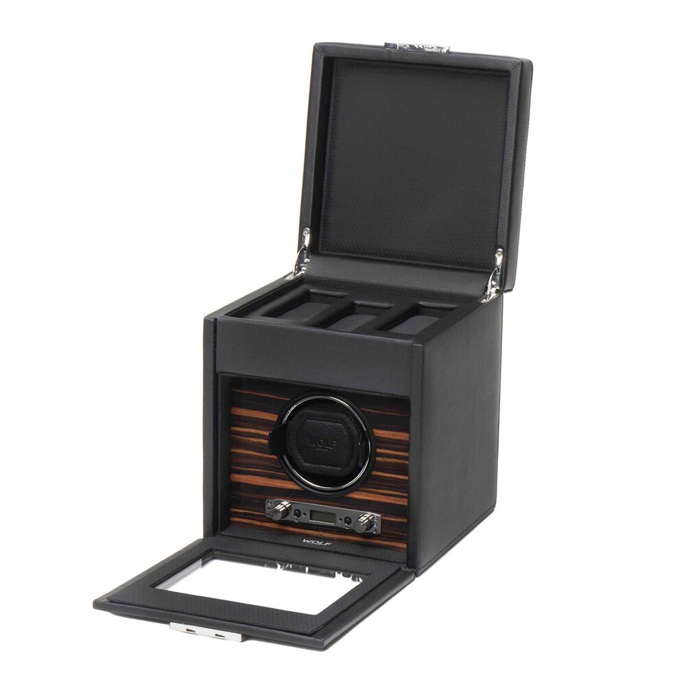 WOLF Roadster Single Watch Winder with Storage Ap2L3gXa WOLF Roadster Single Watch Winder with Storage Ap2L3gXa