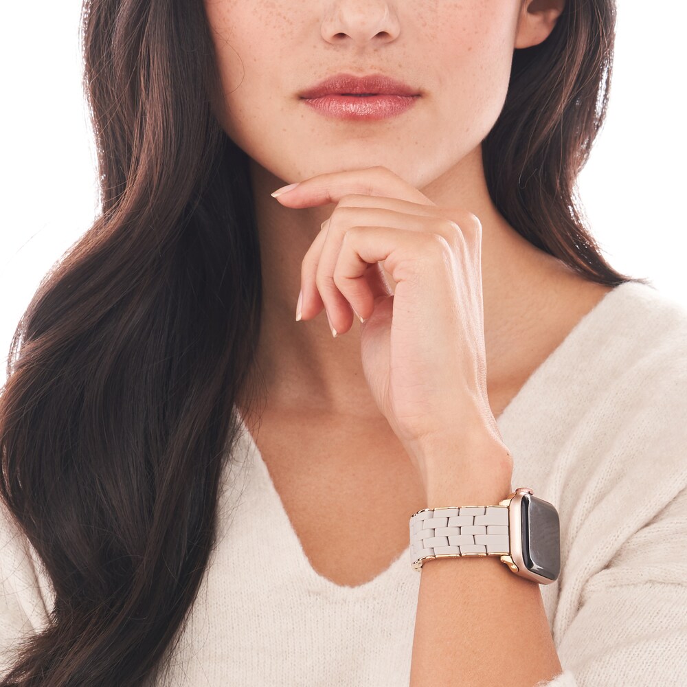 MICHELE Wheat Silicone Link Watch Strap MS20GP246269 BWHZ1mXg MICHELE Wheat Silicone Link Watch Strap MS20GP246269 BWHZ1mXg