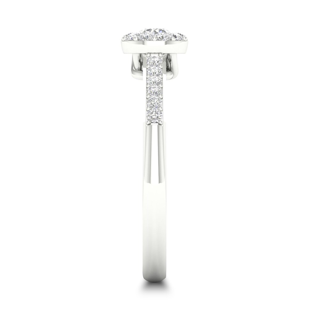 Diamond Ring 3/8 ct tw Round-cut 14K White Gold C9F16FwM Diamond Ring 3/8 ct tw Round-cut 14K White Gold C9F16FwM