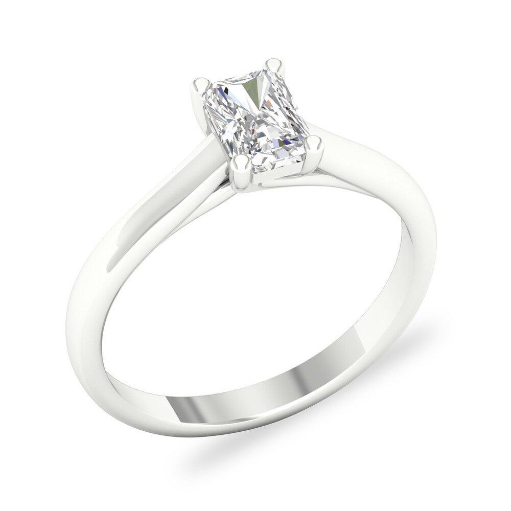 Diamond Solitaire Ring 3/4 ct tw Emerald-cut 14K White Gold (SI2/I) CmibGz6N Diamond Solitaire Ring 3/4 ct tw Emerald-cut 14K White Gold (SI2/I) CmibGz6N