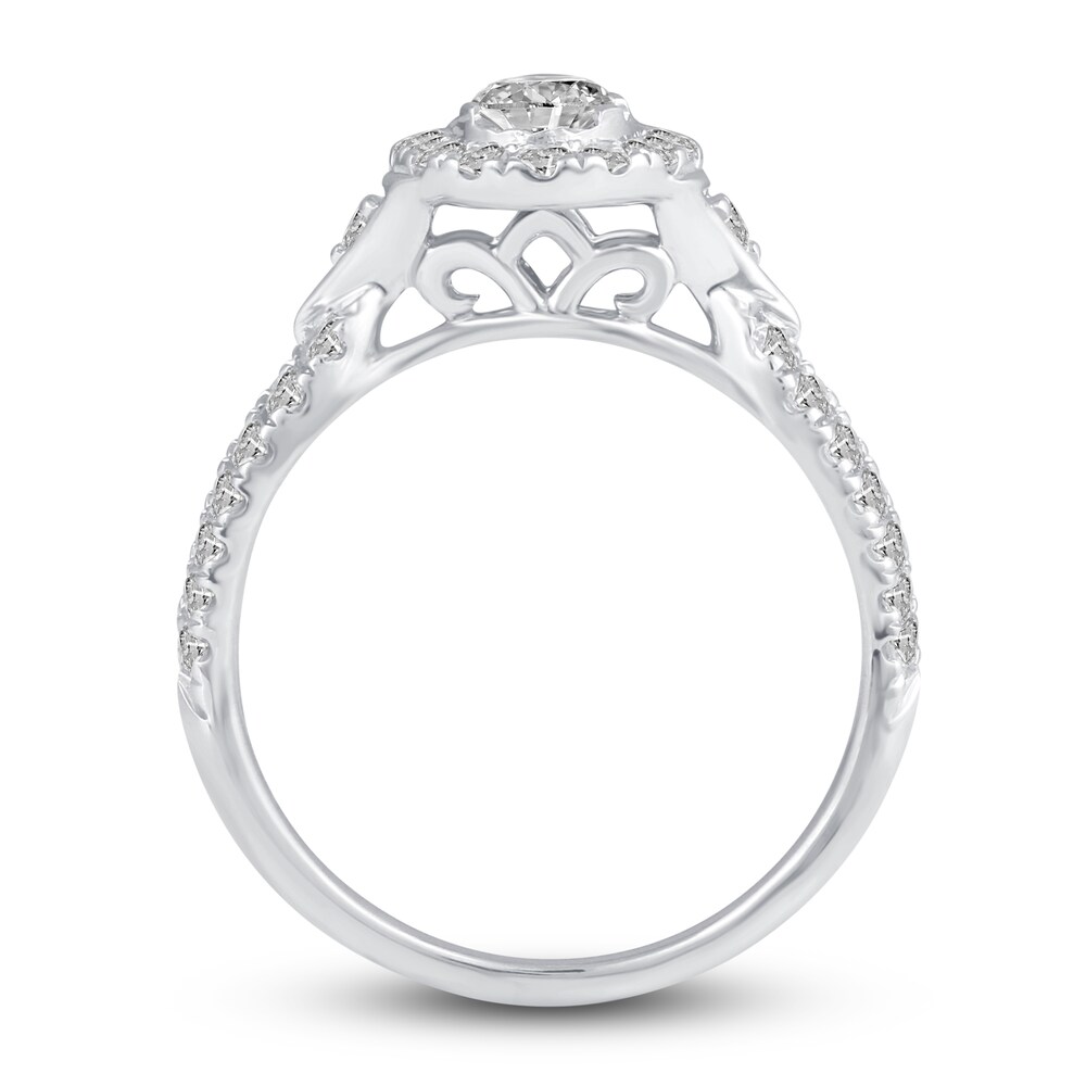 Diamond Engagement Ring 1 ct tw Oval 14K White Gold CwyALFpP Diamond Engagement Ring 1 ct tw Oval 14K White Gold CwyALFpP