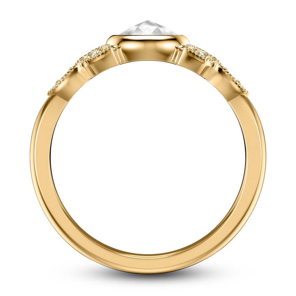 ArtCarved Rose-Cut Diamond Engagement Ring 1/2 ct tw 14K Yellow Gold D3PHU0EU ArtCarved Rose-Cut Diamond Engagement Ring 1/2 ct tw 14K Yellow Gold D3PHU0EU