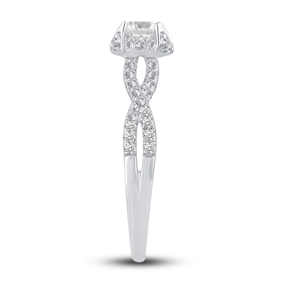 Diamond Engagement Ring 3/4 ct tw Round 14K White Gold DVdNWH7Y Diamond Engagement Ring 3/4 ct tw Round 14K White Gold DVdNWH7Y