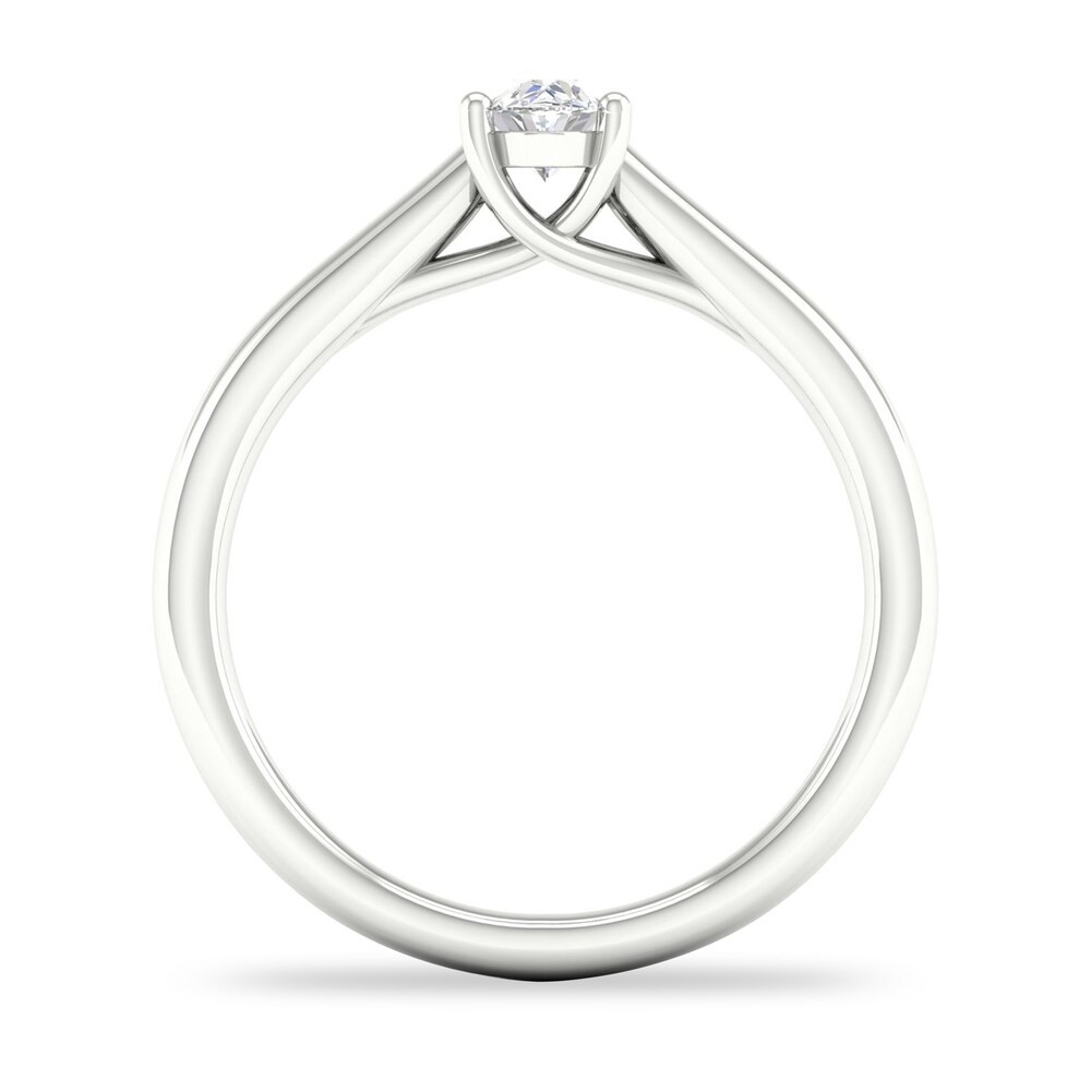 Diamond Solitaire Ring 1/3 ct tw Oval-cut Platinum (SI2/I) DWrOE47W