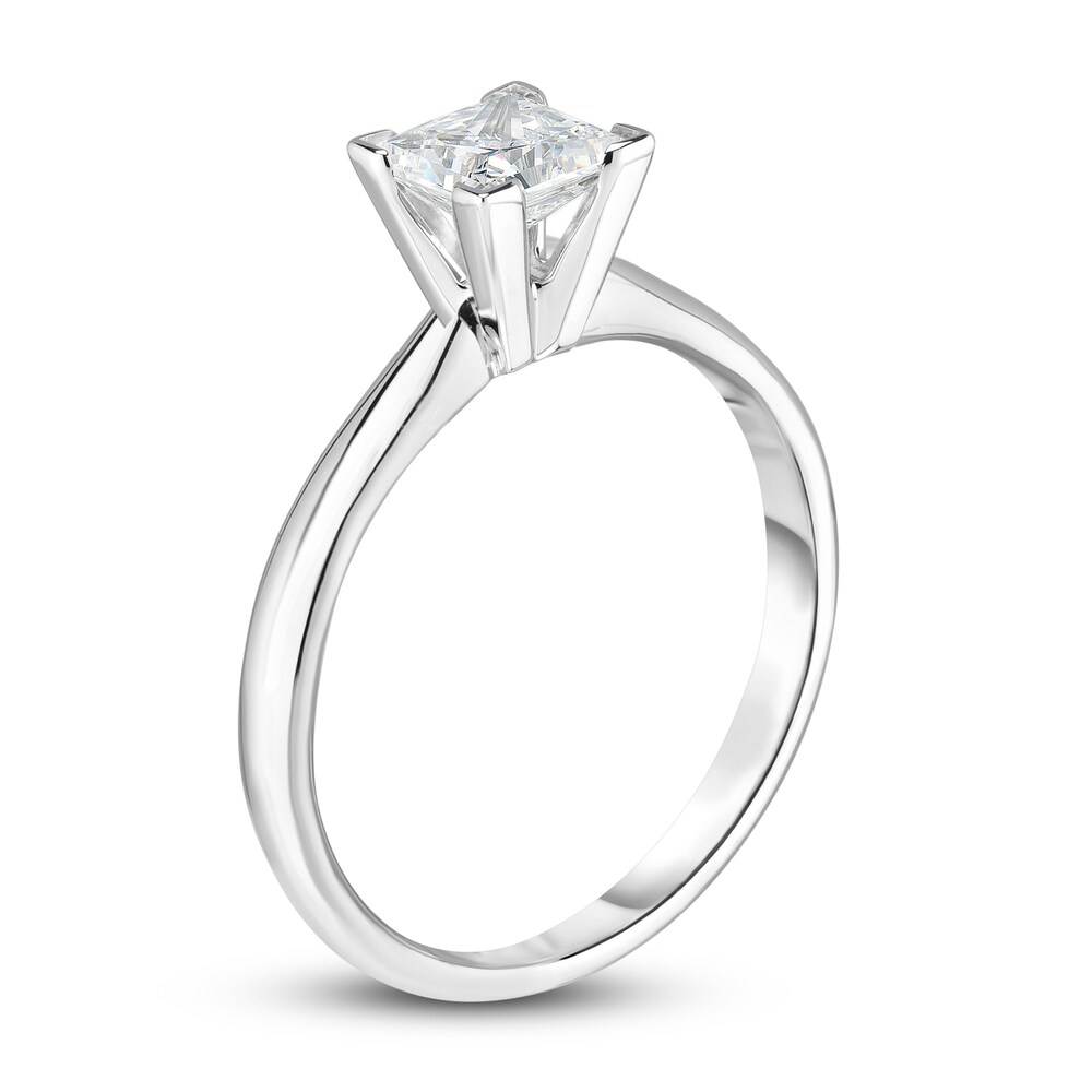 Diamond Solitaire Engagement Ring 1/3 ct tw Princess 14K White Gold (I2/I) DiDd5ejD Diamond Solitaire Engagement Ring 1/3 ct tw Princess 14K White Gold (I2/I) DiDd5ejD
