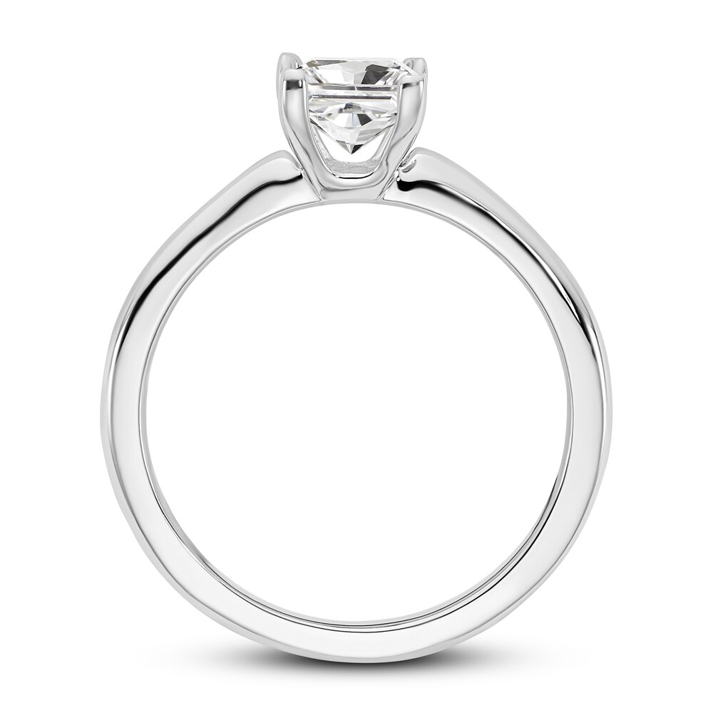 Diamond Solitaire Engagement Ring 3/4 ct tw Princess-cut 14K White Gold (I1/I) DrDXswOp Diamond Solitaire Engagement Ring 3/4 ct tw Princess-cut 14K White Gold (I1/I) DrDXswOp