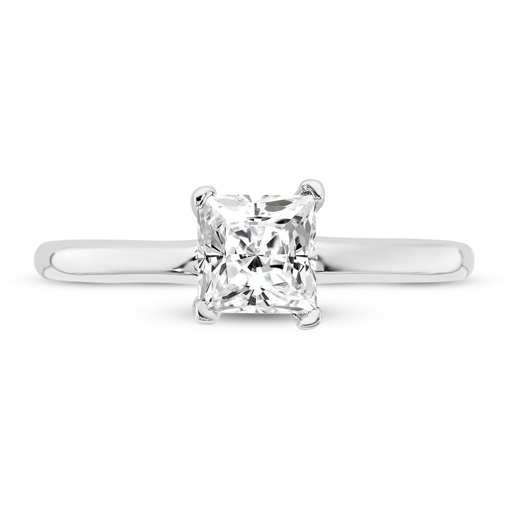 Diamond Solitaire Engagement Ring 3/4 ct tw Princess-cut 14K White Gold (I1/I) DrDXswOp Diamond Solitaire Engagement Ring 3/4 ct tw Princess-cut 14K White Gold (I1/I) DrDXswOp
