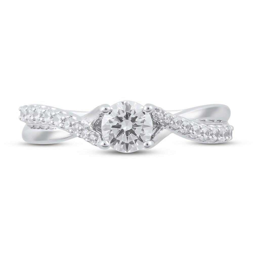 Diamond Engagement Ring 3/4 ct tw Round 14K White Gold DzrNlY2l Diamond Engagement Ring 3/4 ct tw Round 14K White Gold DzrNlY2l