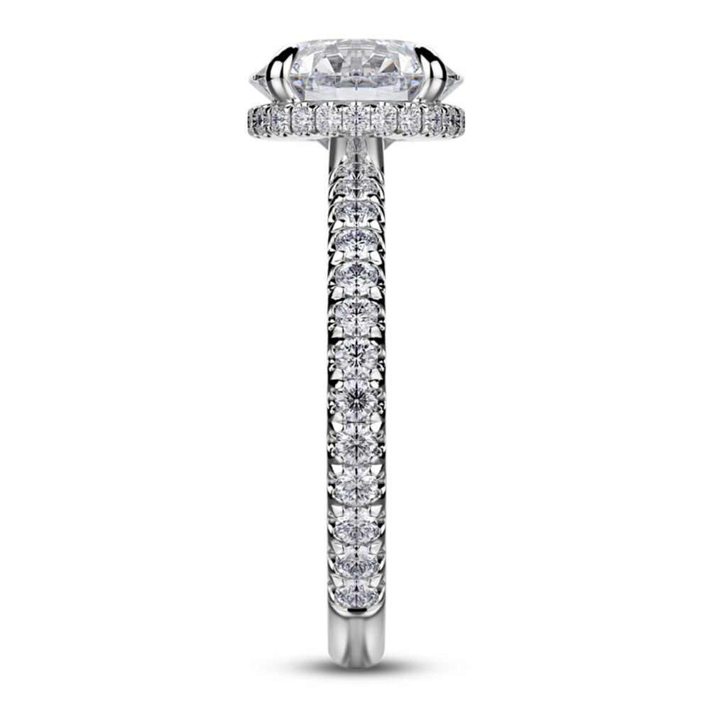 Michael M Diamond Engagement Ring Setting 1/3 ct tw Round 18K White Gold (Center diamond is sold separately) EQ9yFMtc Michael M Diamond Engagement Ring Setting 1/3 ct tw Round 18K White Gold (Center diamond is sold separately) EQ9yFMtc