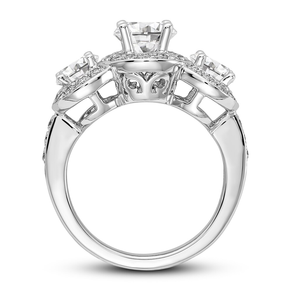 Diamond Engagement Ring 1-7/8 ct tw Round 14K White Gold ESMswgMR Diamond Engagement Ring 1-7/8 ct tw Round 14K White Gold ESMswgMR