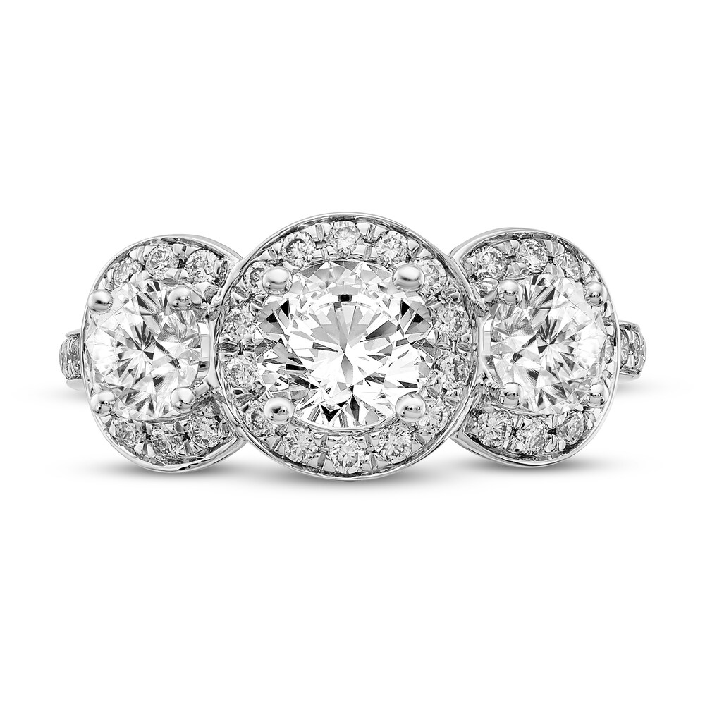 Diamond Engagement Ring 1-7/8 ct tw Round 14K White Gold ESMswgMR Diamond Engagement Ring 1-7/8 ct tw Round 14K White Gold ESMswgMR