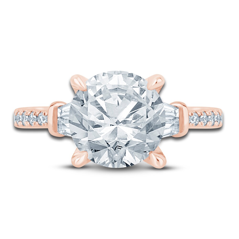 Pnina Tornai Diamond Engagement Ring 2-3/8 ct tw Baguette/Round 14K Rose Gold ExYo5F8l Pnina Tornai Diamond Engagement Ring 2-3/8 ct tw Baguette/Round 14K Rose Gold ExYo5F8l