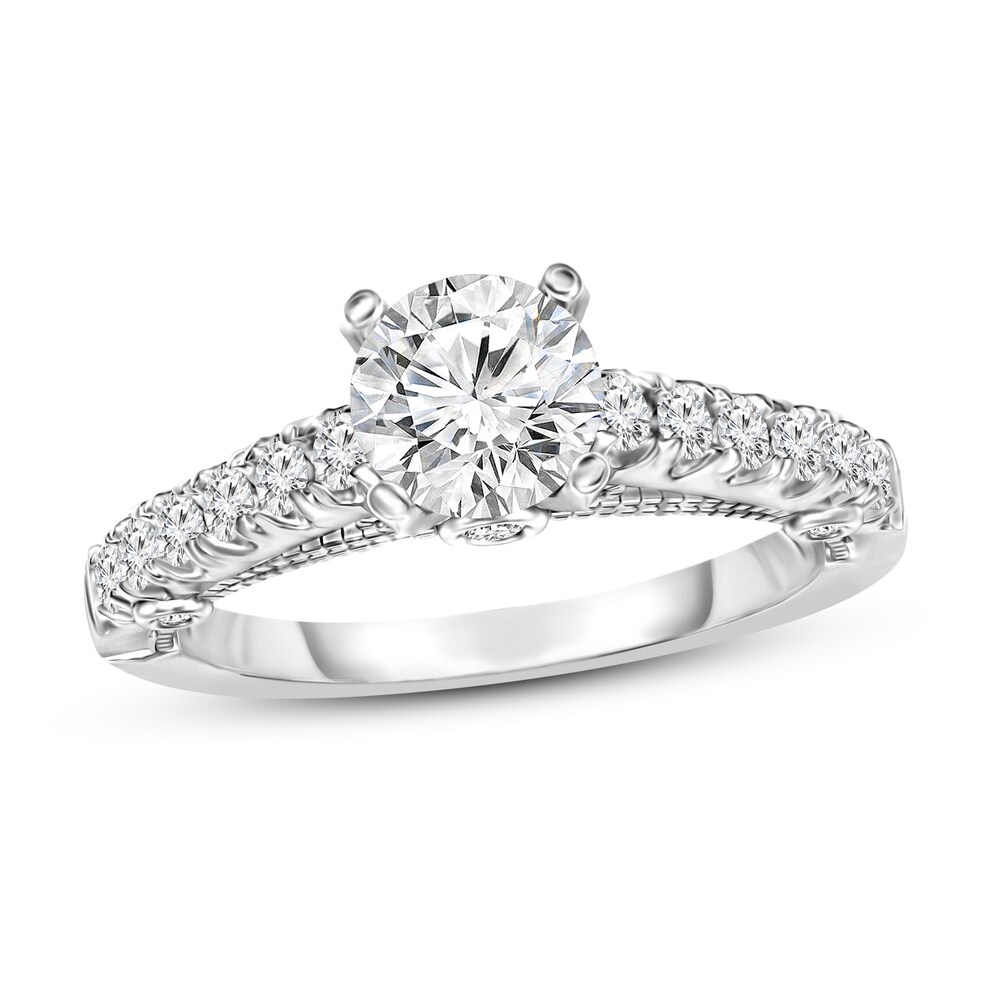 Diamond Ring 1-1/5 ct tw Round 14K White Gold F7TAi52w Diamond Ring 1-1/5 ct tw Round 14K White Gold F7TAi52w