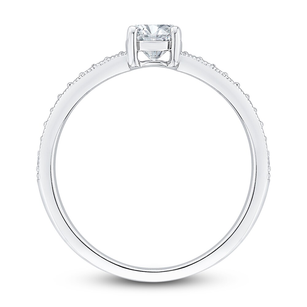 Diamond Engagement Ring 3/4 ct tw Round 14K White Gold FC91mqju Diamond Engagement Ring 3/4 ct tw Round 14K White Gold FC91mqju