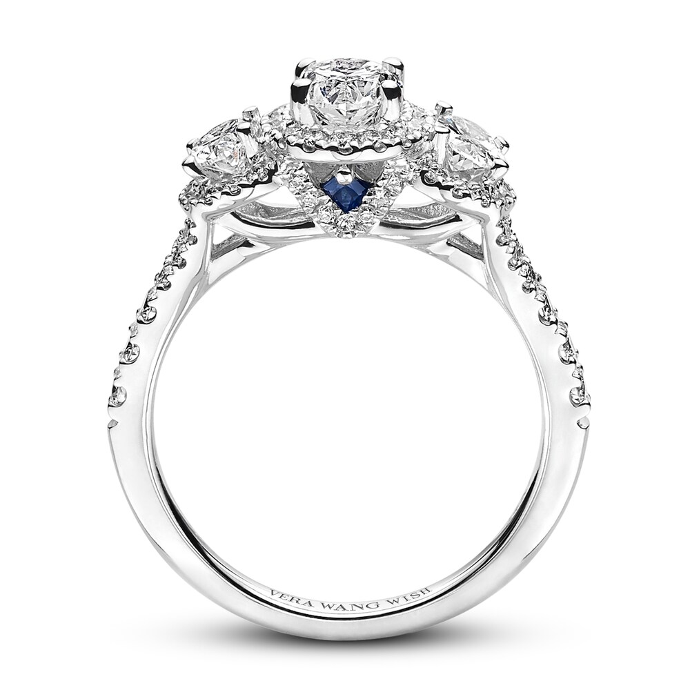 Vera Wang WISH 3-Stone Diamond Ring 1-3/4 ct tw 14K White Gold FIQ0gJaS