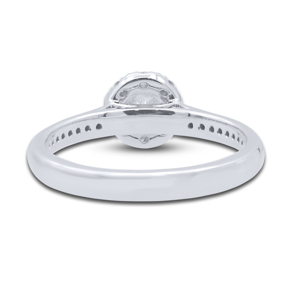 Diamond Engagement Ring 1/2 ct tw Round 14K White Gold FIXXbz11 Diamond Engagement Ring 1/2 ct tw Round 14K White Gold FIXXbz11