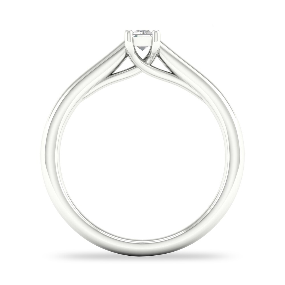Diamond Solitaire Ring 1/3 ct tw Emerald-cut 14K White Gold (SI2/I) FYHfDQm0 Diamond Solitaire Ring 1/3 ct tw Emerald-cut 14K White Gold (SI2/I) FYHfDQm0
