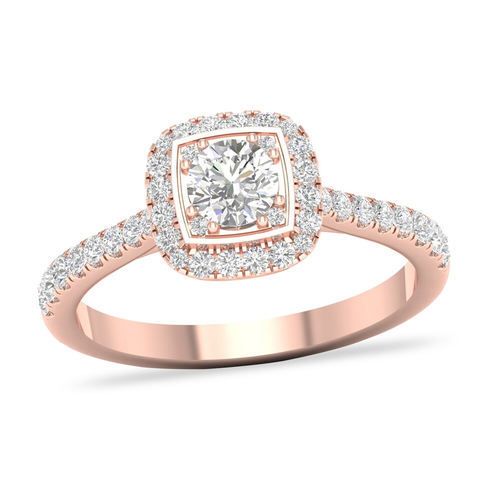 Diamond Ring 3/4 ct tw Round-cut 14K Rose Gold FaAkZ83Z Diamond Ring 3/4 ct tw Round-cut 14K Rose Gold FaAkZ83Z