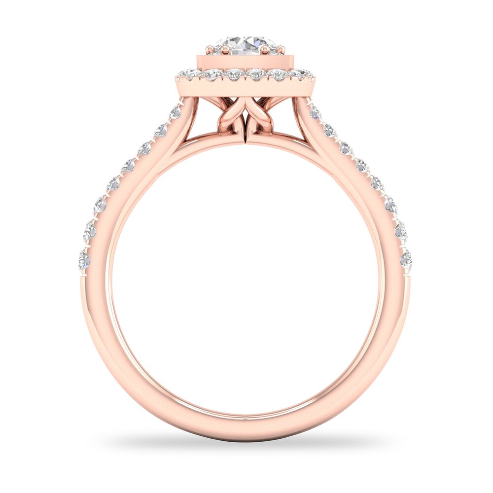 Diamond Ring 3/4 ct tw Round-cut 14K Rose Gold FaAkZ83Z Diamond Ring 3/4 ct tw Round-cut 14K Rose Gold FaAkZ83Z