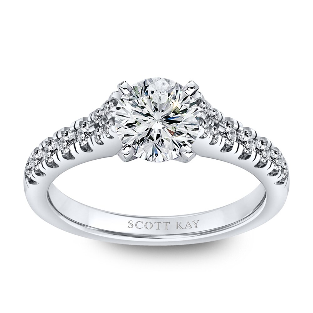 Scott Kay Ring Setting 1/3 ct tw Diamonds 14K White Gold FyCyIMKs Scott Kay Ring Setting 1/3 ct tw Diamonds 14K White Gold FyCyIMKs