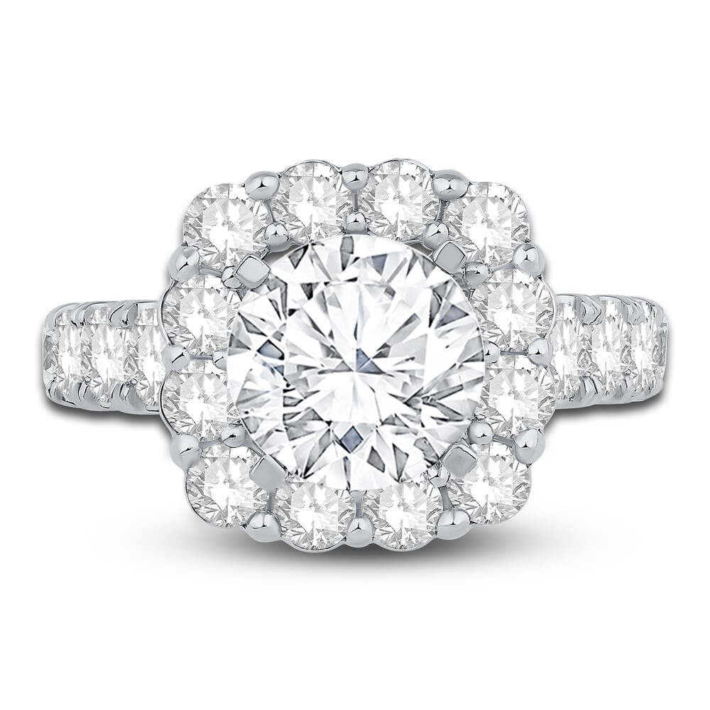 Engagement Ring 2 ct tw Round 14K White Gold FzcWHZXi Engagement Ring 2 ct tw Round 14K White Gold FzcWHZXi