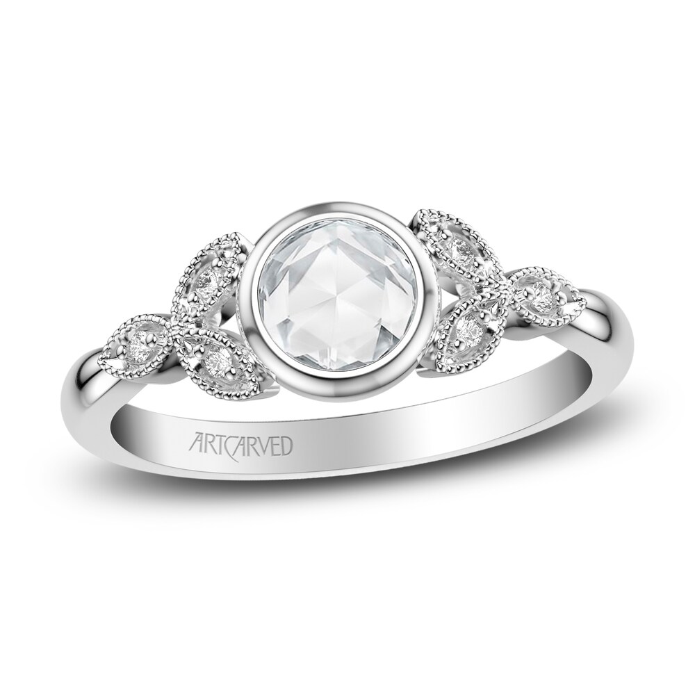 ArtCarved Rose-Cut Diamond Bridal Set 5/8 ct tw 14K White Gold G1QpaXn1 ArtCarved Rose-Cut Diamond Bridal Set 5/8 ct tw 14K White Gold G1QpaXn1