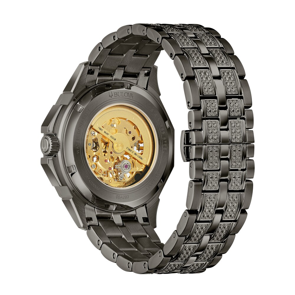 Bulova Octava Crystal Men\'s Chronograph Watch 98A293 GLvBWWpU