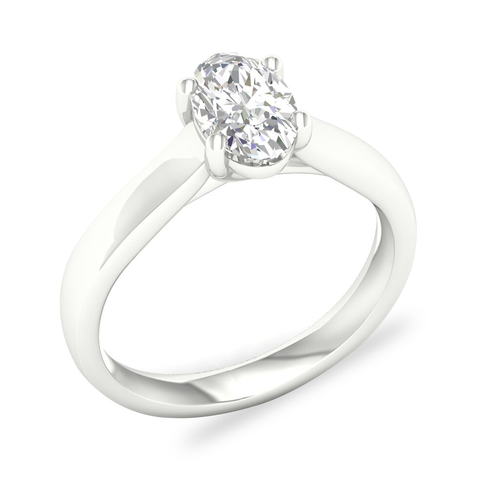 Diamond Solitaire Ring 1 ct tw Oval-cut 14K White Gold (SI2/I) GPCSJWNC Diamond Solitaire Ring 1 ct tw Oval-cut 14K White Gold (SI2/I) GPCSJWNC