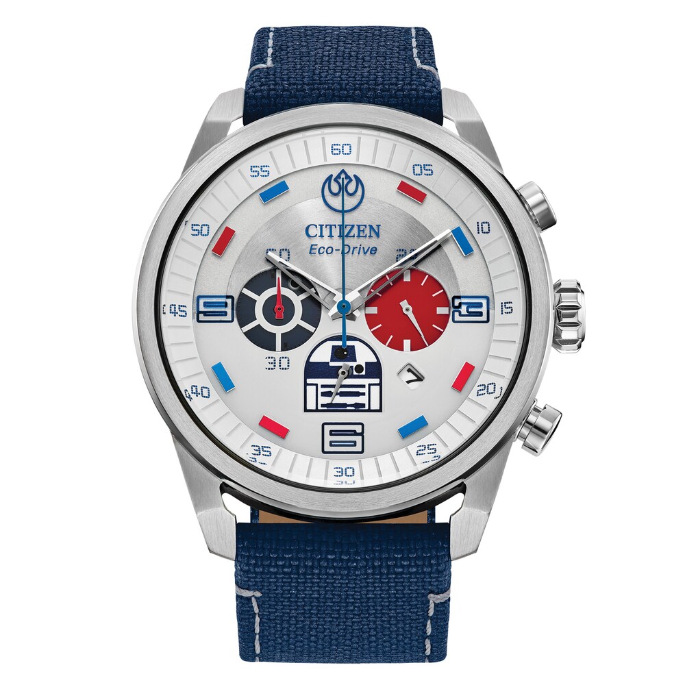 Citizen Star Wars R2-D2 Men's Chronograph Watch CA4219-03W GlaESFs2 Citizen Star Wars R2-D2 Men's Chronograph Watch CA4219-03W GlaESFs2
