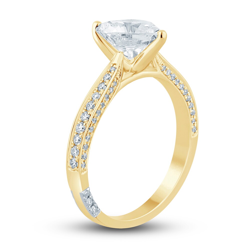 Pnina Tornai Diamond Heart Engagement Ring 2-1/3 ct tw Round 14K Yellow Gold HBFhnkTg Pnina Tornai Diamond Heart Engagement Ring 2-1/3 ct tw Round 14K Yellow Gold HBFhnkTg